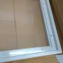 2 Pack Garage Door Windows, 20.7" x 13.8" Replacement Vinyl Window Inserts with Acrylic Transparent Panel for Garage Door, Cabins, Storage Rooms, Workshops