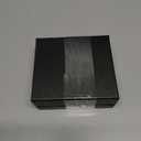 Mens Ratchet Belt Click Slide Black Leather Belt 1.38" Wide (Size 45 (Fits Pants Size 42-44))