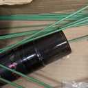 22Pcs Plant Stakes with 22 Pcs Clips, 15.8 inches Bendable Green Plant Sticks for Indoor and Outdoor Plants,Potted Plants,Single Stem Flower Support for Orchid Peony Rose (22, Green)