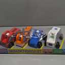 Melissa & Doug Emergency Vehicle Wooden Play Set with 4 Vehicles, 4 Play Figures