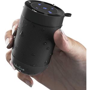 comiso Bluetooth Speaker, Portable Bluetooth Speakers with Wireless Stereo Pairing, Built in Mic, 360 HD Sound,IP65 Waterproof Speaker,Support TF Card, for Home/Party/Outdoor/Beach,Gift For Men/Women