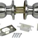Danco Mobile Home Entrance Door Lock, Brushed Nickel, 61801
