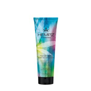 HEMPZ Hypoallergenic Dark Tan Maximizer - Herbal Moisturizing Self Tanning Lotion - Fragrance Free for Tanning Beds, Beach, Sun 9 Fl OZ