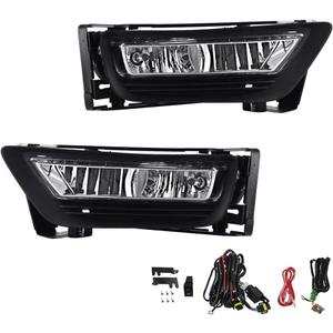 Driving Fog Lights Lamps Replacement for Honda Accord 2013 2014 2015 4-door Sedan with H11 12V 55W Halogen Bulbs HO2593132 HO2592132 (Clear Lens)