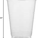 Munfix 500 Pack 7 Oz Clear Plastic Cups, Disposable Drinking Cups, Plastic Party Cups, Transparent Plastic Cups Bulk for Birthday Parties, Picnics, Ceremonies, and All Events
