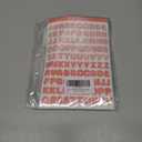 2400 Pieces Small Colorful Vinyl Letter Stickers, 24 Sheets Self Adhesive Mini Alphabet Stickers, 0.5 inch Numbers Letters Labels DIY Crafts Art Making, Used for Cards, Notebook Decor