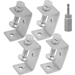 304 Stainless Steel C-Clamps,55mm Heavy Duty Tiger Clamps for Woodworking,C-Clamp 4 pack