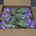 12 Pcs Artificial Peonies Silk Flowers, Fake Peony Bouquet Boho Faux Flowers Arrangements for Wedding Home Centerpiece Table Decoration (Dark Purple)