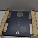 Weight Watchers Scales by Conair BathroomScale for BodyWeight,Glass Digital Scale,Body Analysis Measures Body Fat,Body Water,BMI,Bone Mass&Muscle for 4Users,Measures Weight up to 400Lbs in Black&Blue