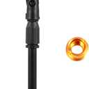 Desktop Microphone Stand,Heavy Duty Table Desk Microphone Stand with Non-Slip Metal Base, 3/8" and 5/8" Adapter Adjustable Height for Blue Yeti Snowball Spark & Other Microphone