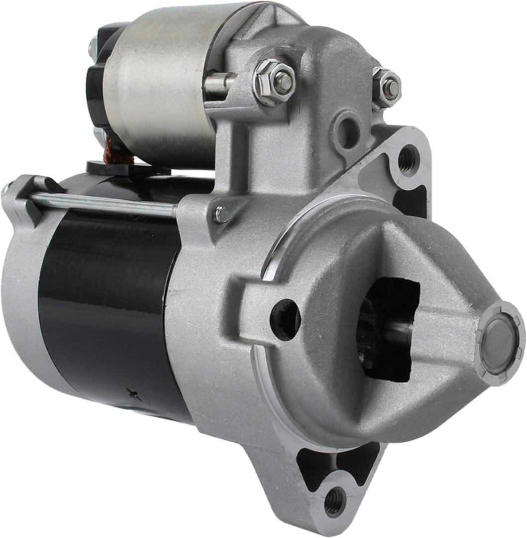 DB Electrical 410-52055 Starter Compatible With/Replacement For John Deere 175 240 GS25 GS30 GS45 HD45 LX172 LX176 Kawasaki FC400V FC401V FC420V Kubota T1460-40 A B, T1560-40 GH410V GH420V 12498-63010