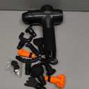 TOLOCO Massage Gun, Upgrade Deep Tissue Back Massager with 10 Replacement Heads, Percussion Massage Guns for Athletes for Pain Relief, Super Quiet Electric Massager for Treatment, Relax, Carbon