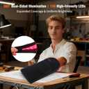 Red Light Therapy for Hands, Light Therapy Glove for Arm Finger Wrist, Infrared Light Therapy & Red Light Therapy for Body, Dual Wavelength Belt 150 LEDs