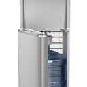 Self-Cleaning Bottom Loading Water Cooler Water Dispenser for 3 or 5 Gallon Bottles - Hot, Room & Cold Water, Child-Safety Lock, for Home/Kitchen/Office (Silvery)