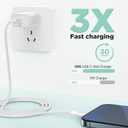 iPhone 17 16 15 Charger Fast Charging 20W USB C Wall Charger Block with 3 Pack [3TF+6FT+10FT] Braided USB C to C Cable Fast Charging for iPhone 15/16/17 Pro Max/Pro/Plus/Air,for iPad Pro/Samsung