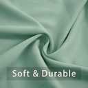 Room Darkening Curtains 92 inches Long Bedroom Light Green Window Curtain Panels Living Room Divider Patio Doorway Sliding Glass Door Grommet Top Thermal Insulated Drapes Basement 2 Panels 52"x92"