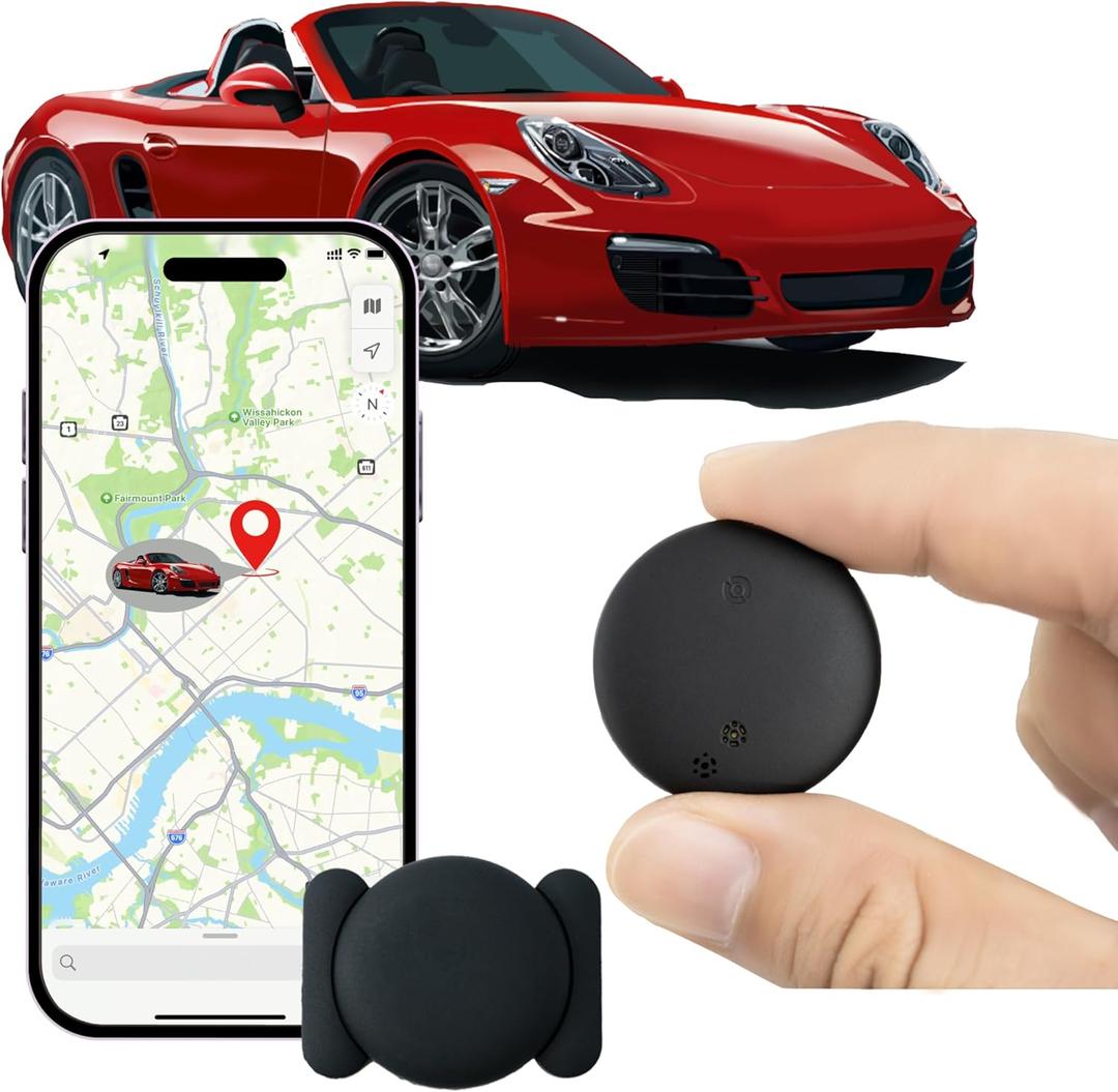 Super Magnetic! 360 Days of Battery Life! Apple Find My Subscription-Free GPS Car Locator - Waterproof and Drop-Proof, Stealth Tracking, 1 Year Only Replacement Not Repair