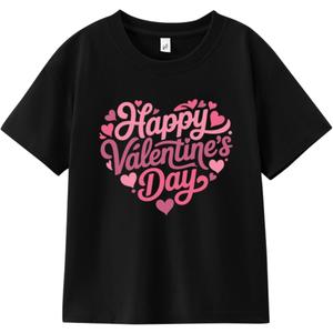 Happy Valentine's Day Shirts for Toddler Boys Girls, Unisex Dinos Excavator I Dig Love Soft Cotton Short Sleeve Tee 5-6 Years, Happy