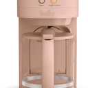 BELLA VersaBrew 2-in1 Coffee Maker, K-Cup compatible, Brew 3 Sizes Carafes & Single Serve Cups, Dishwasher Safe Reusable Filter & Filter Holder, Iced Coffee Function, 60oz Tank, Blossom