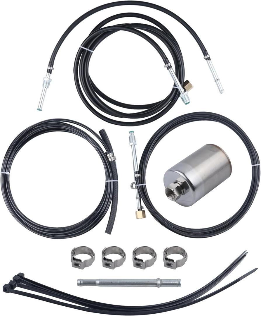 MUCO Nylon Fuel Lline kit NFR0013 Fuel Lines Kit For 1988-97 Chevrolet GMC C K Trucks Gas Engine Supply Return & Vapor
