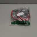 Reflective Dog Collar Padded with Soft Neoprene Breathable Adjustable Nylon Dog Collars for Small Medium Large Dogs (Small (Pack of 1), Red Plaid Collar+Leash)