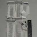 Floating Shelf Brackets 8 inch 6 Pack L Brackets for Shelves Black Metal Heavy Duty Shelf Bracket for DIY Decorative with Mounting Hardware