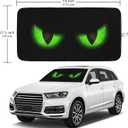 Green Eyes Car Windshield Sun Shade Foldable Sunshade Front Window Cover Sun Visor Protector Accessories (59x27.5 inches)