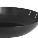 IMUSA USA Inch, Red PAN-10046 12" Nonstick Carbon Steel Wok, Handle Red