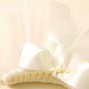 Ylsteed Newborn Girls Photography Prop Infant Tutu Skirt Newborn Lace Tulle Skirt Girl Photo Shoot Outfits Infant Princess Costume Clothes Photo Props-Beige