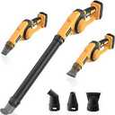 HEINPRO Cordless Leaf Blower Compatible with Dewalt 20V Max Battery (Tool Only), Up to 200MPH Small Electric Leaf Blower, 3 Speeds Mode, Battery Powered Mini Leaf Blowers for Patio