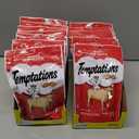 Temptations Classic Crunchy and Soft Cat Treats Hearty Beef Flavor, 3 oz. Pouch (Pack of 12)