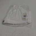 adidas Girls 3-Stripe Flounce Knit Skorts Tennis Skirt (X-Large, White/White)
