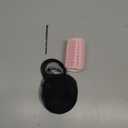 NAYOO Clip in Bangs - 100% Human Hair Wispy Bangs Clip in Hair Extensions, Brown Black Air Bangs Fringe with Temples Hairpieces for Women Curved Bangs for Daily Wear