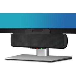 Cyber Acoustics USB Speaker Bar (CA-2890)  Stereo USB Powered Speaker, Easily Clamps to Monitor, Convenient Controls