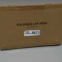 Ruxury Foldable Lap Desk Laptop Stand Bed Desk Table Tray, Breakfast Serving Tray, Portable & Lightweight Mini Table, Lap Tablet Desk for Sofa Couch Floor - Pink (Medium)