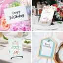 MaxGear Postcards Blank Printable Postcards Paper, Thank You Card for Laser and Inkjet Printer, Heavyweight Perforated Cardstock, 4 Printable Cards/Sheet, 100 Christmas Gift Cards, 4.25" x 5.5"