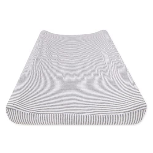 Burt's Bees Baby - Changing Pad Cover, 100% Organic Jersey Cotton Changing Pad Liner for Standard 16 x 32 Inch Changing Mats