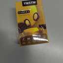 3 x YWXTW Camera Lens Protector for Samsung Galaxy S24 Ultra Accessories, [3x Impact Resistance] Individual Metal Ring Tempered Glass Camera Screen Protector, Case Friendly, 1 Set (Titanium Gray)