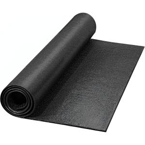 HULKFIT High Density 1/4-Inch Equipment Mat – Non-Slip Floor Protection Pad for Treadmill, Elliptical, Exercise Bike, Yoga & Heavy Gym Equipment – 48" L x 96" W (4 x 8FT)
