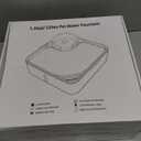 Kastty 2 Gallon Dog Water Fountain Ultra Large/Wide Pet Fountain BPA-Free Premium Dog Water Bowl Dispenser with 5 Filtration Safe Pump& LED Shortage Reminder, Large Dogs Cats& Multi-Pet Home FS55