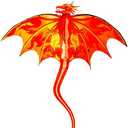 4 Pack Kites - Large Fire Dragon Kite Green Snake Devil Fish Red Mollusc Octopus with Long Colorful Tail for Kids Adults Outdoor Game Activities