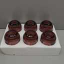 Hacaroa Set of 6 Vintage Drinking Glasses, 12 Oz Green Colored Glassware Floral Embossed Water Glasses, Decorative Beverages Tumblers for Cocktail