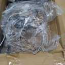 Black Chandelier, 6-Light Farmhouse Chandelier for Dining Room Lighting Fixtures Hanging, Dining Light Fixtures Industrial Modern Chandelier for Bedroom, Foyer, Hall, Kitchen, Living Room and Entryway