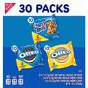 Nabisco Sweet Treats Cookie Variety Pack OREO, OREO Golden & CHIPS AHOY!, Christmas Cookies Stocking Stuffers, 30 Snack Packs (2 Cookies Per Pack)