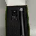 Maestri House Rechargeable Milk Frother with Stepless Speed Control, LunaFro Max Handheld Electric Foam Maker Waterproof Drink Mixer Foamer with Stand & Detachable Whisks for Lattes, Cappuccino (Black)