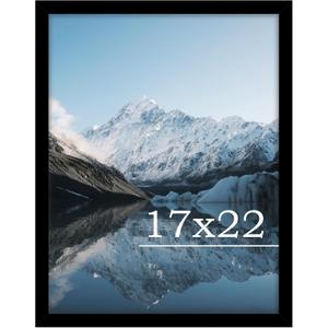 Picrit 17x22 Picture Frame, Photo Frame for Wall Mounting Display, Black