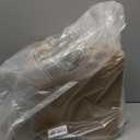 Jolydoly Semi Flush Mount Ceiling Light,Vintage Small Ceiling Light Fixture,Hallway Lighting Fixture with Amber Glass Shade,Art Deco Kitchen Lighting Fixtures Ceiling for Bedroom,Bathroom,Porch