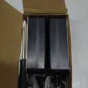 EKZ Retractable Cable Automatic Door Closer Fits Sliding Glass, Screen, Single & Double Doors Strong 3.3 lb Spring Tension, Punch-Free Easy Install for Entry, Bathroom, Bedroom, Study  , Black (2 Pack)