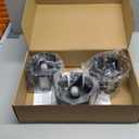 CHENGCHILIT LED Garage Light 3 Pack - 200w 20000LM 6500K Garage Lights Ceiling LED with 7+1 Adjustable Panels, Shop Lights Screw in E26 E27 Bulb Socket for Workshop, Storage Room, Basement, Warehouse