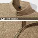 TACVASEN Men's Fleece Jackets Full Zip Lightweight Jacket Casual Soft Warm Coats with Pockets (XL)